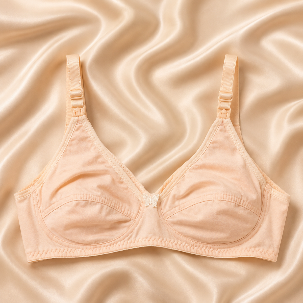 Pack of 3 Nursing Bras for Women | Soft Cotton Feeding Bra