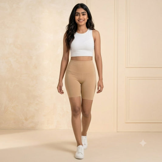 Women’s High Waist Body Shaper – Tummy Control Shapewear | Beige Color