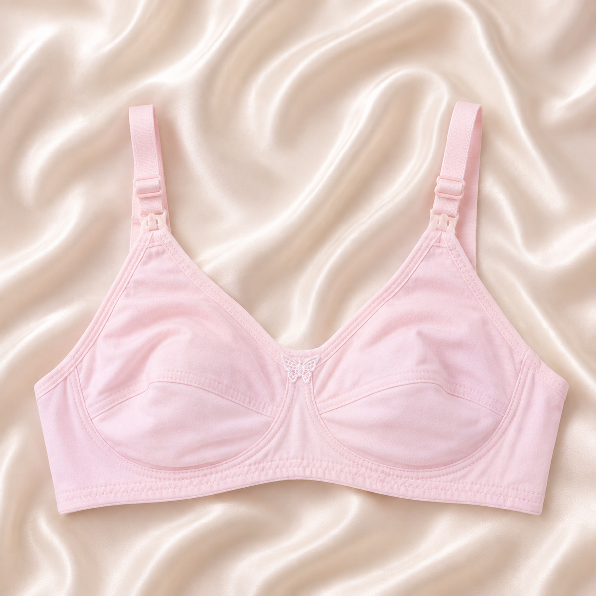 Pack of 3 Nursing Bras for Women | Soft Cotton Feeding Bra