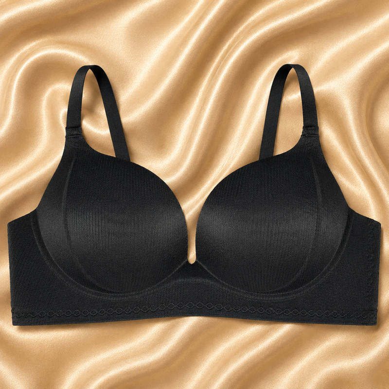 Women’s Seamless Padded Bra – Soft Ribbed Comfort Bra | Everyday Wear - Multi Colors