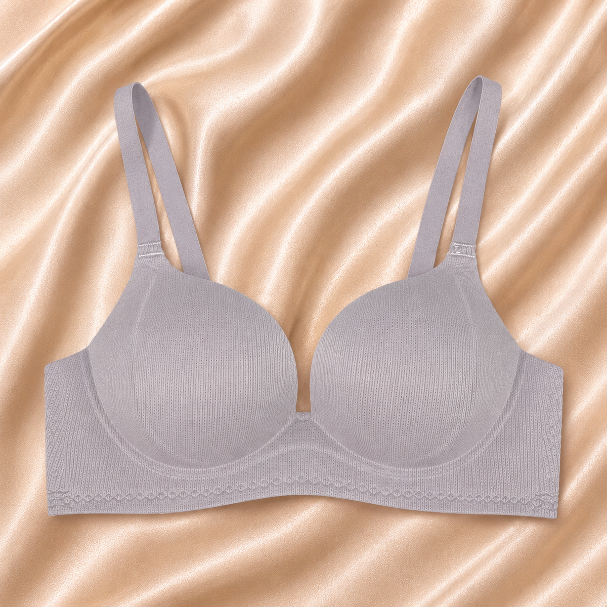 Women’s Seamless Padded Bra – Soft Ribbed Comfort Bra | Everyday Wear - Multi Colors