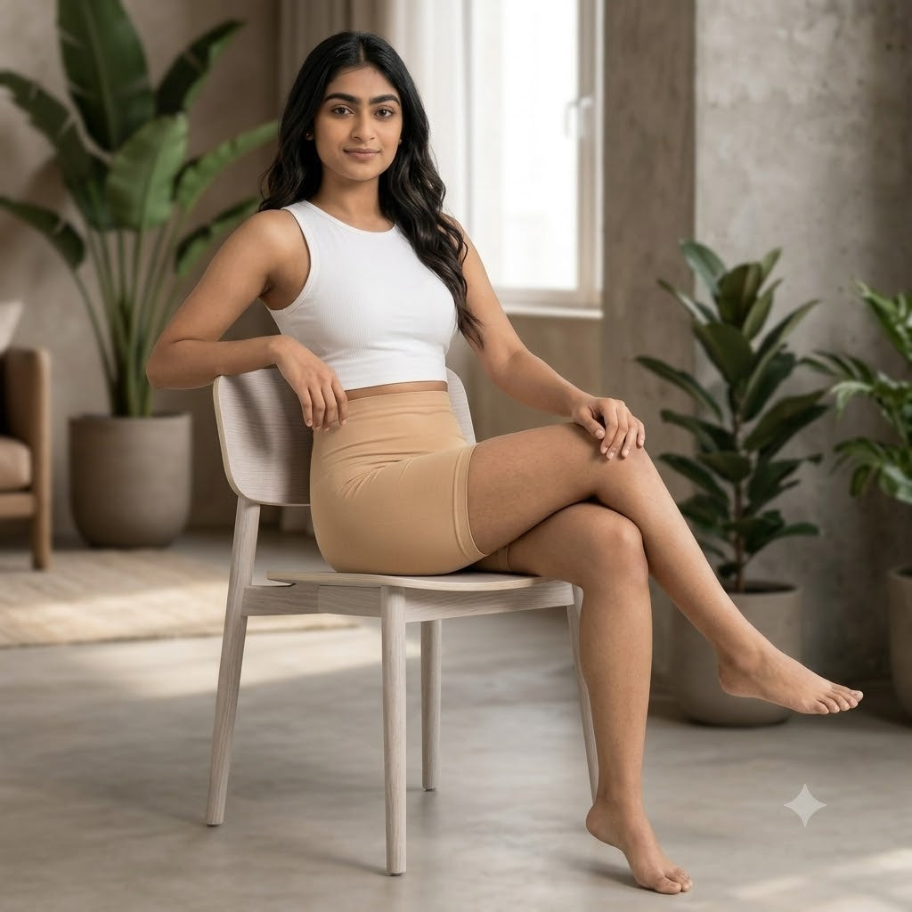 Women’s High Waist Body Shaper – Tummy Control Shapewear | Beige Color